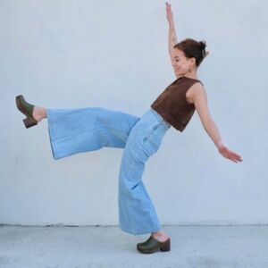 Rachel Comey Vista Denim flare jeans pant size 10